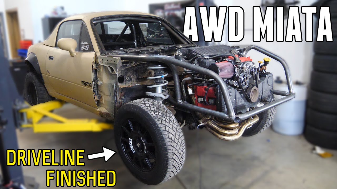 Завершение ВСЕЙ ТРАНСМИССИИ полноприводного MIATA!