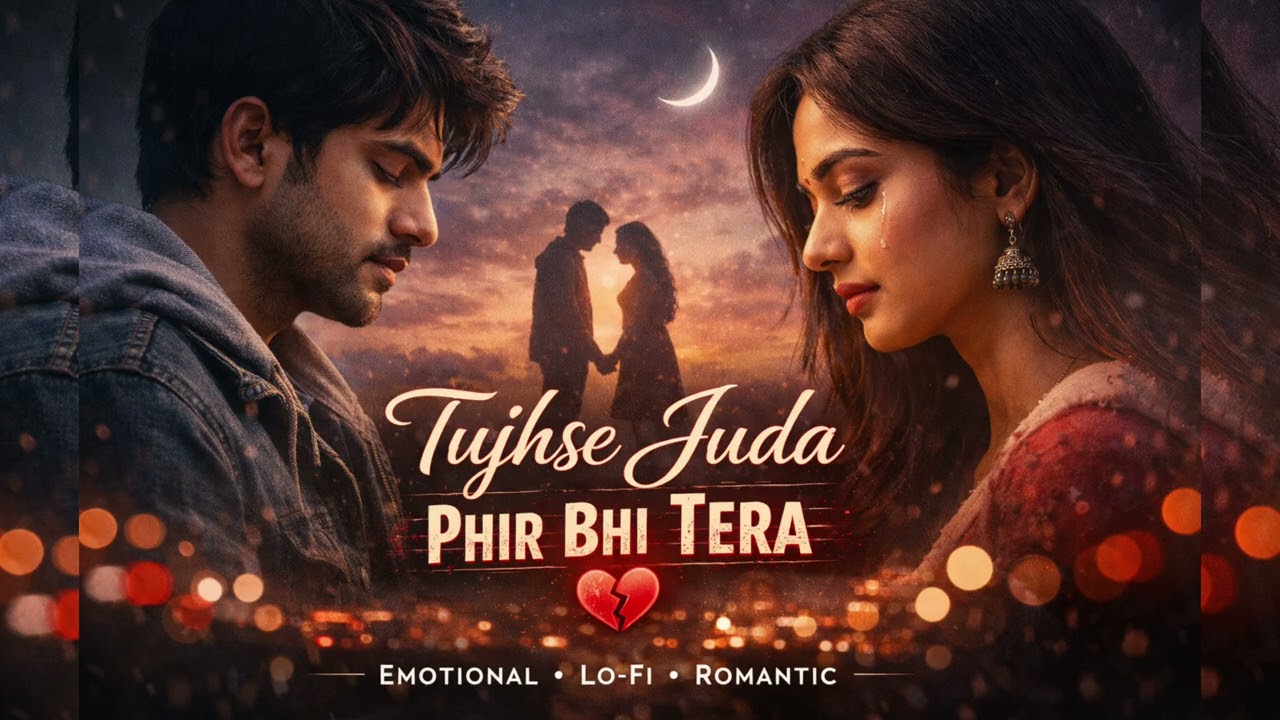 Tujhse Juda Phir Bhi Tera 💔 | Emotional Love Song | Soulful Lo-Fi Romantic Melody