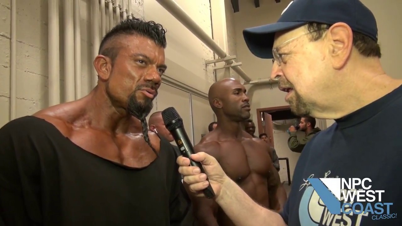 LONNIE TEPER BACKSTAGE WITH DAVID BAUTISTA | 2018 NPC WEST COAST CLASSIC