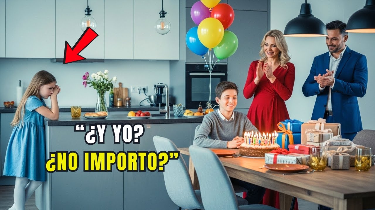 La Niña Que Fue Olvidada en la Gran Fiesta de Su Hermano… Hasta Que Un Gesto Pequeño Cambió Todo