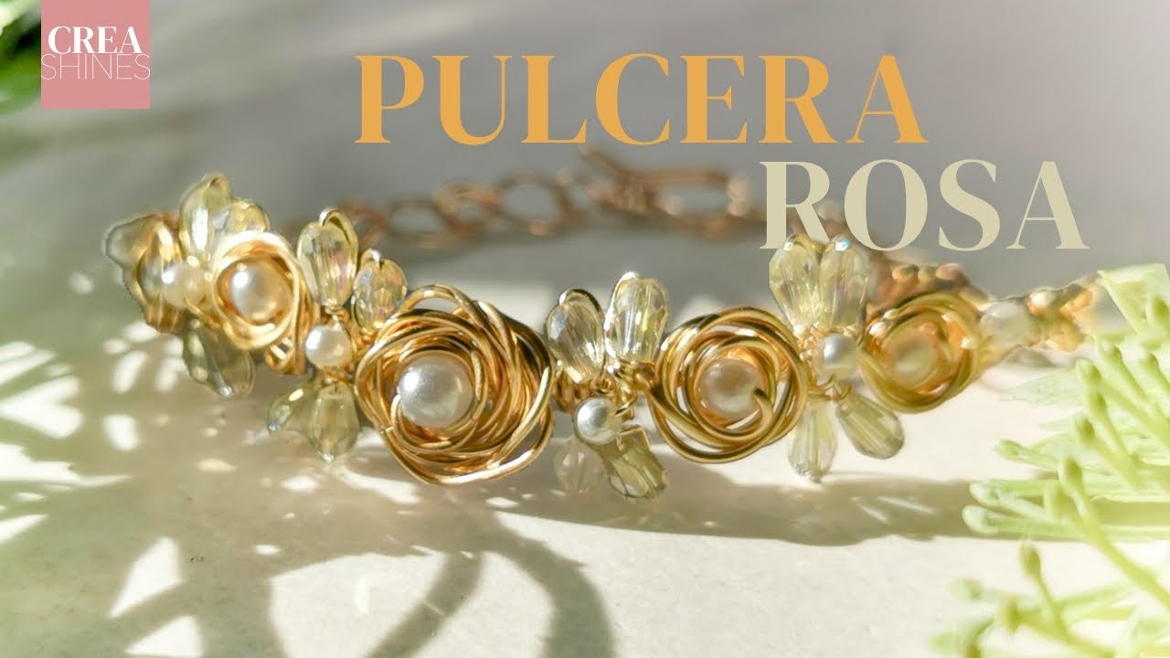 PULSERA ROSA DECORADA