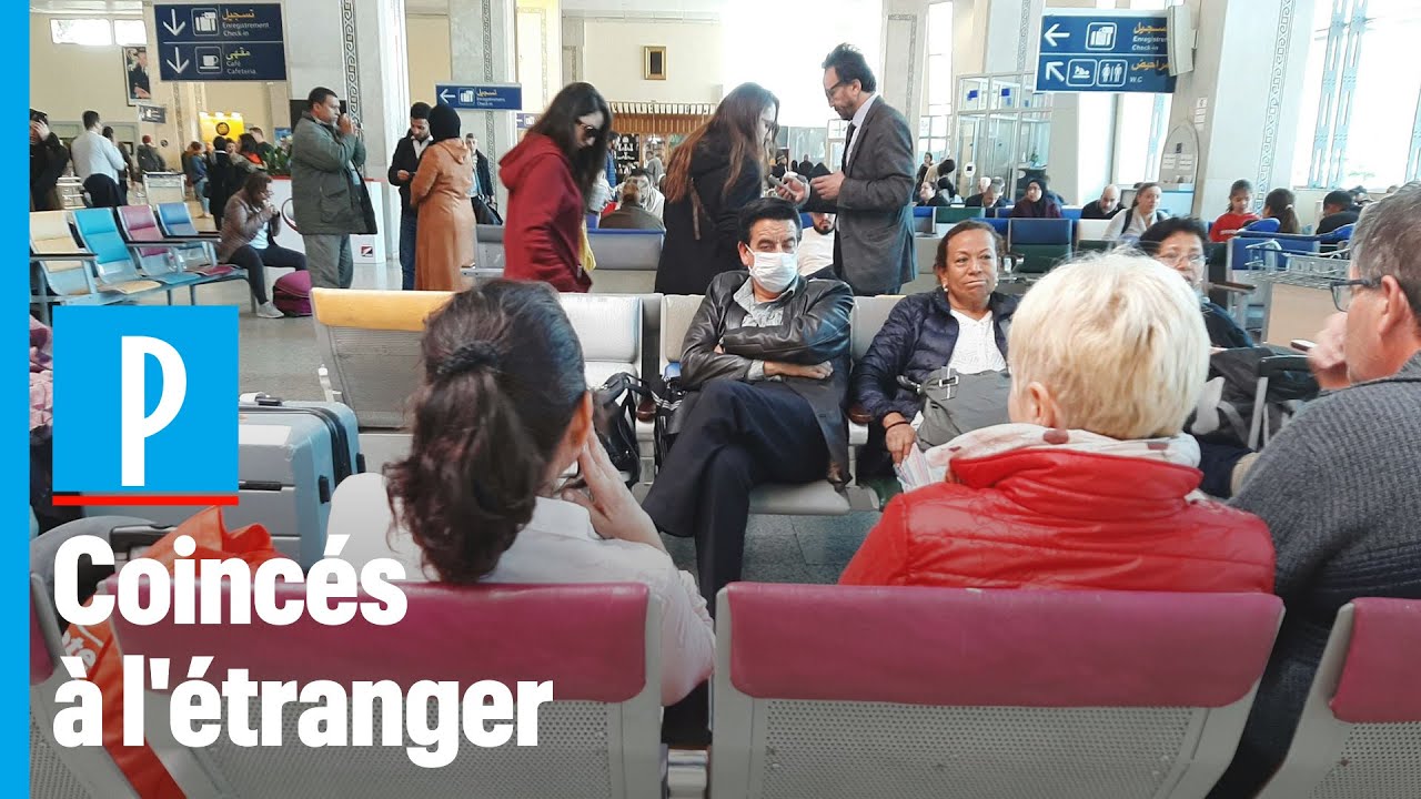 Des centaines de vacanciers, bloqu&eacute;s au Maroc &agrave; cause du coronavirus.
