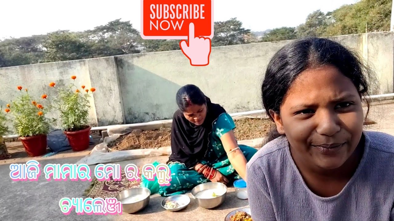 ଆଜି ମାମର ମୋର କଲୁ ଚ୍ୟାଲେଞ୍ଜ //#youtuber #funny #vlog #fanforever //mumu ka mom 