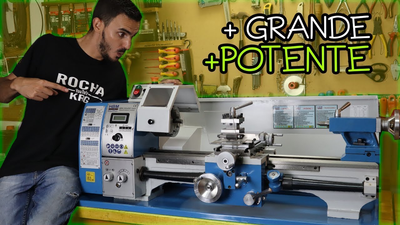Mi nuevo TORNO DE METAL HBM