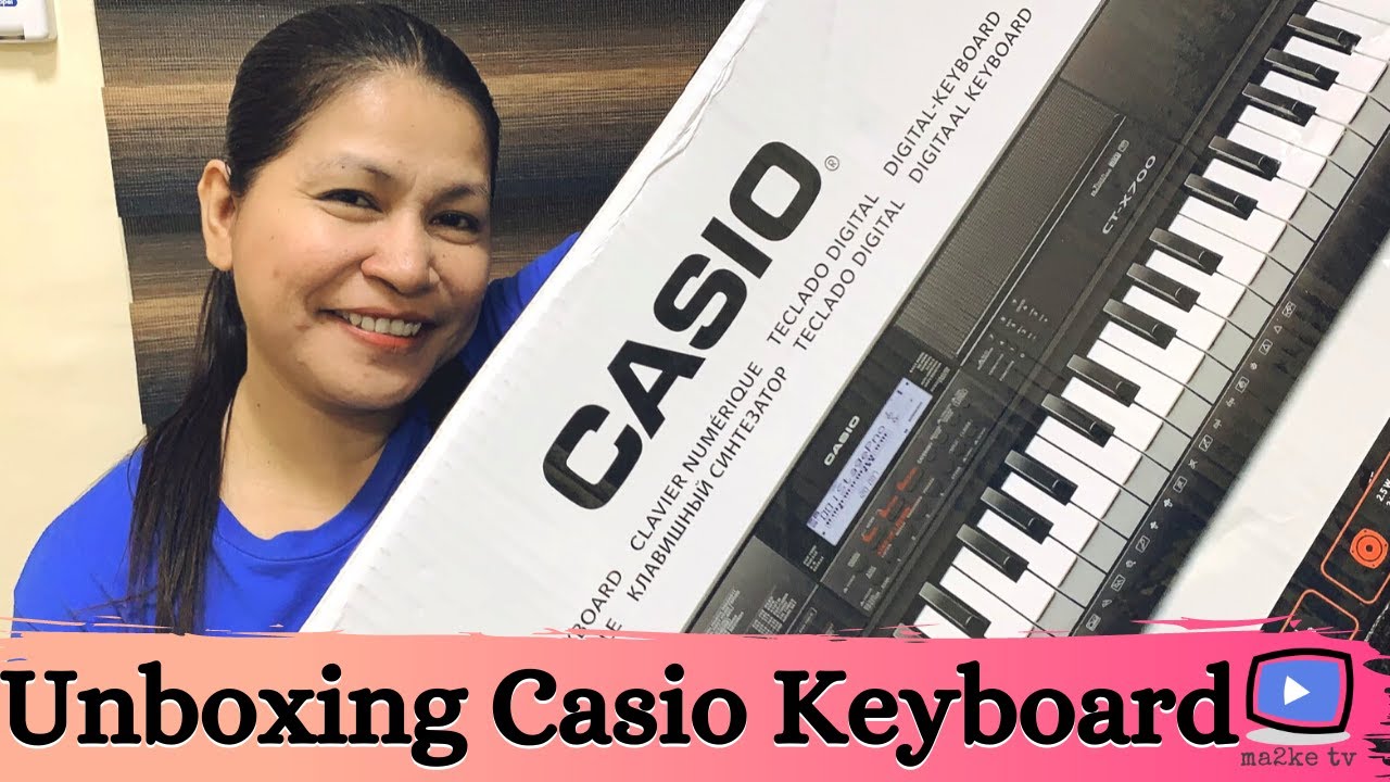 Unboxing Casio CT X700 Keyboard | Portable Keyboard Piano | ma2ke tv