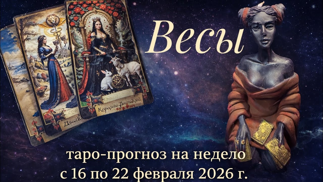 Весы ♎️ Таро прогноз на неделю 16.02-22.02.26
