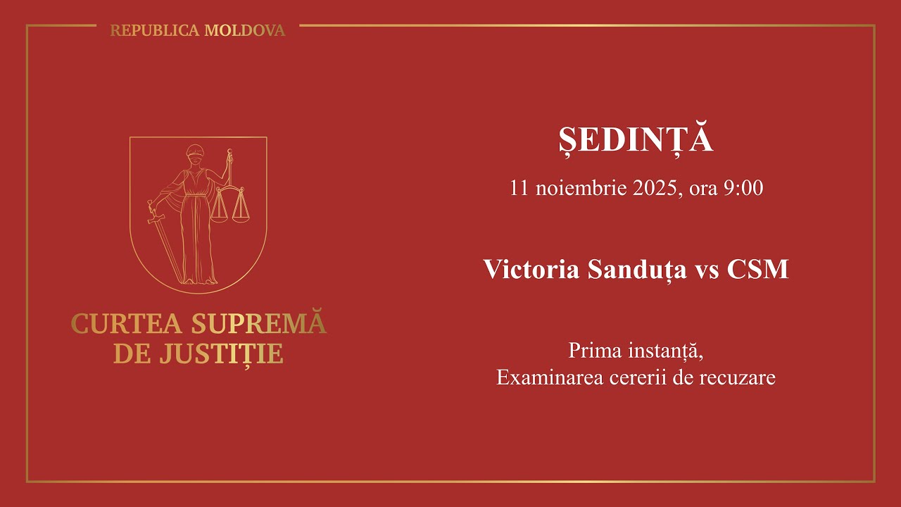 Ședința CSJ din 11 noiembrie 2025, Victoria Sanduța vs CSM