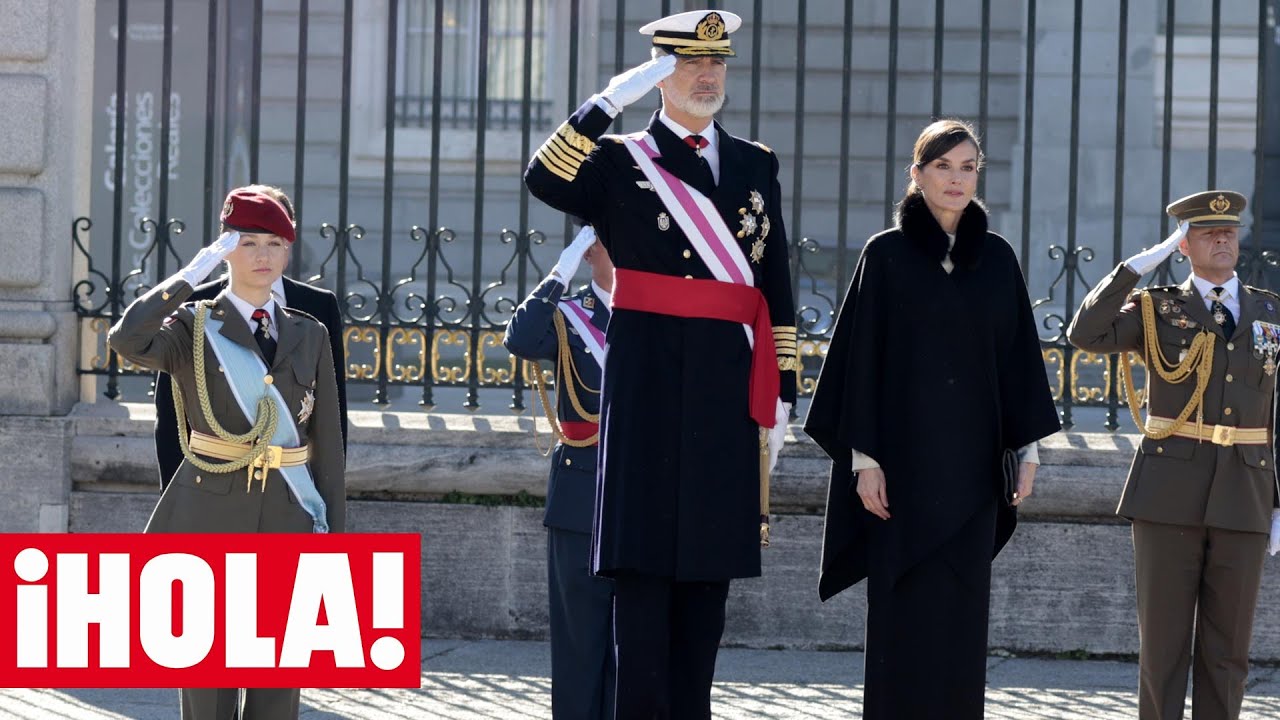 Los Reyes presiden la Pascua Militar acompañados por primera vez por la princesa Leonor