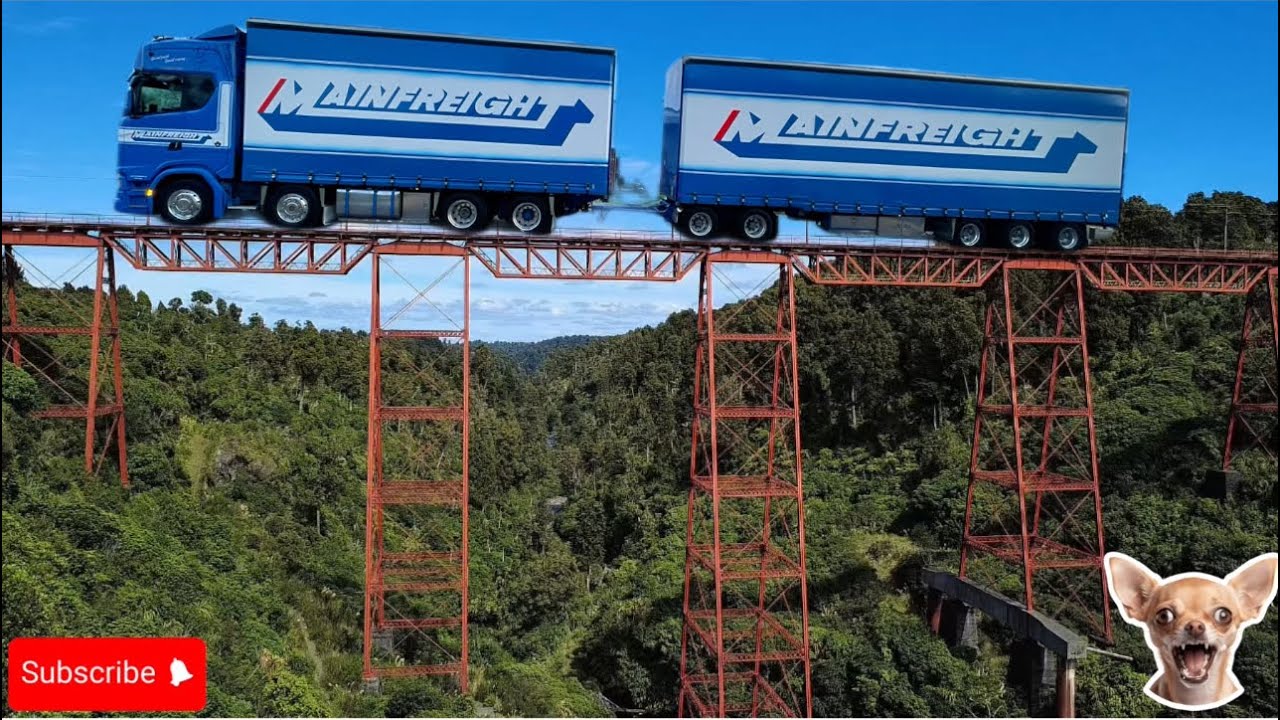 Fully Loaded S730 Down NZ Hills – Drone + Dashcam