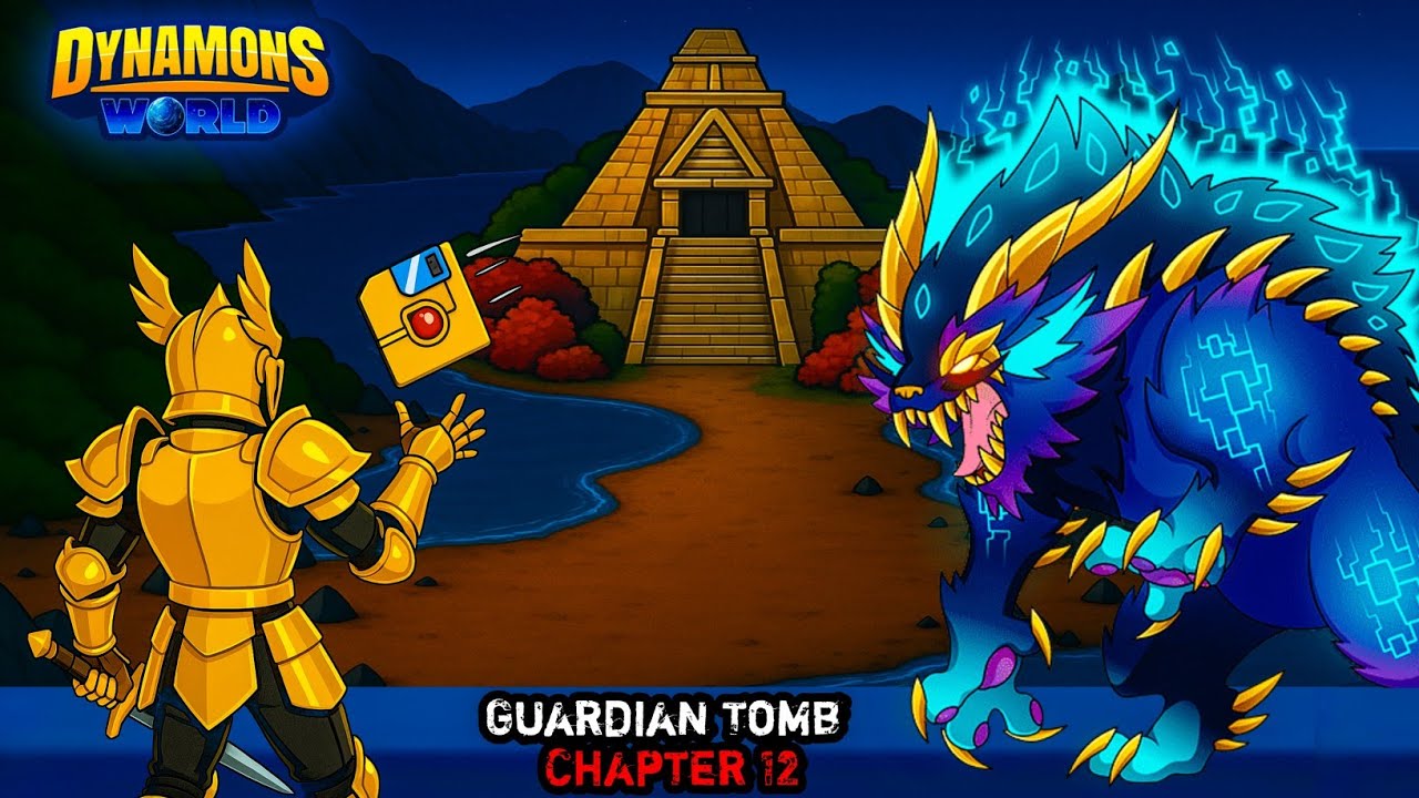 Catch Guardian king  🥰| Guardian Tomb Chapter 12 complete gameplay 1.11.33 update in dynamons world