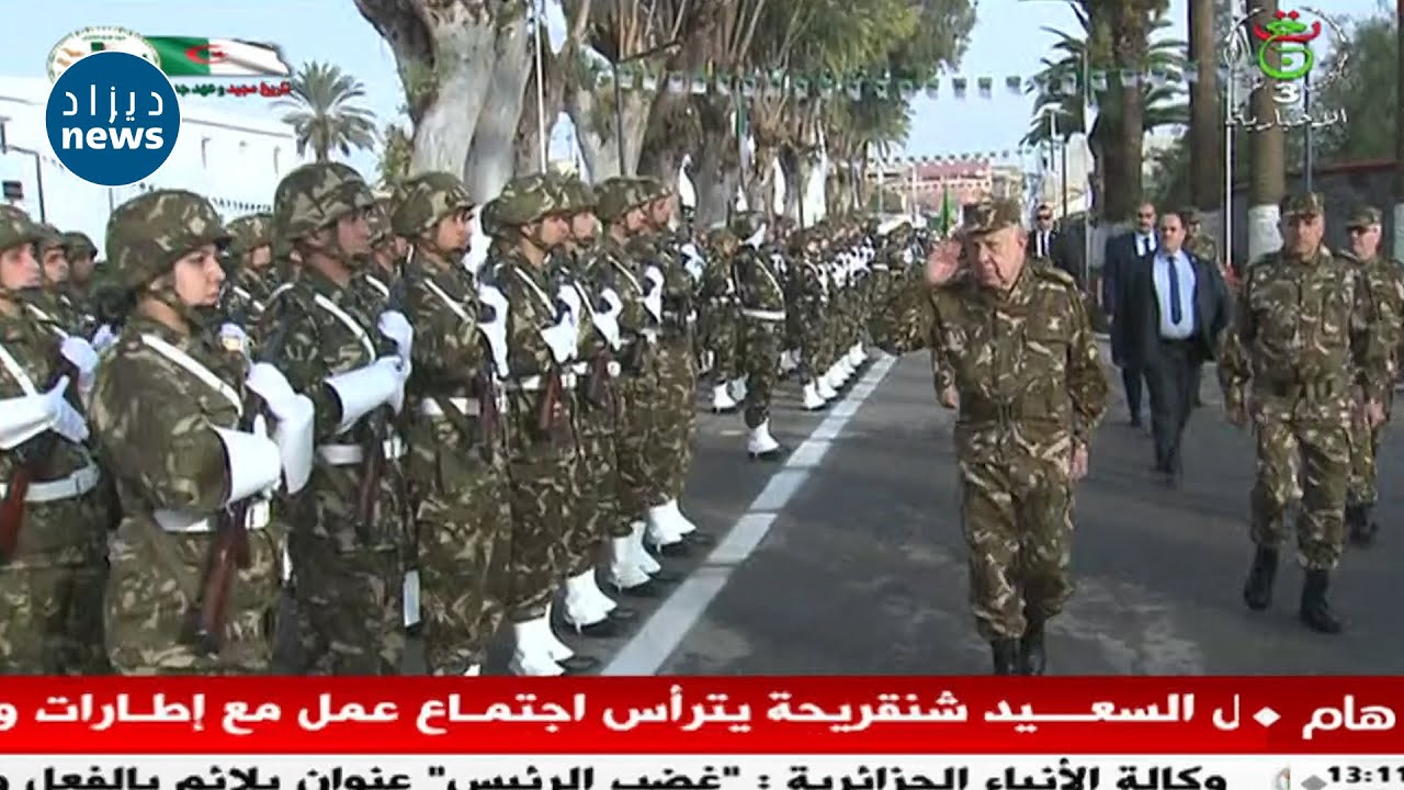 شاهدوا...الفريق أول السعيد شنقريحة يقوم بزيارة عمل وتفقد للمدرسة العليا للإشارة بالقليعة