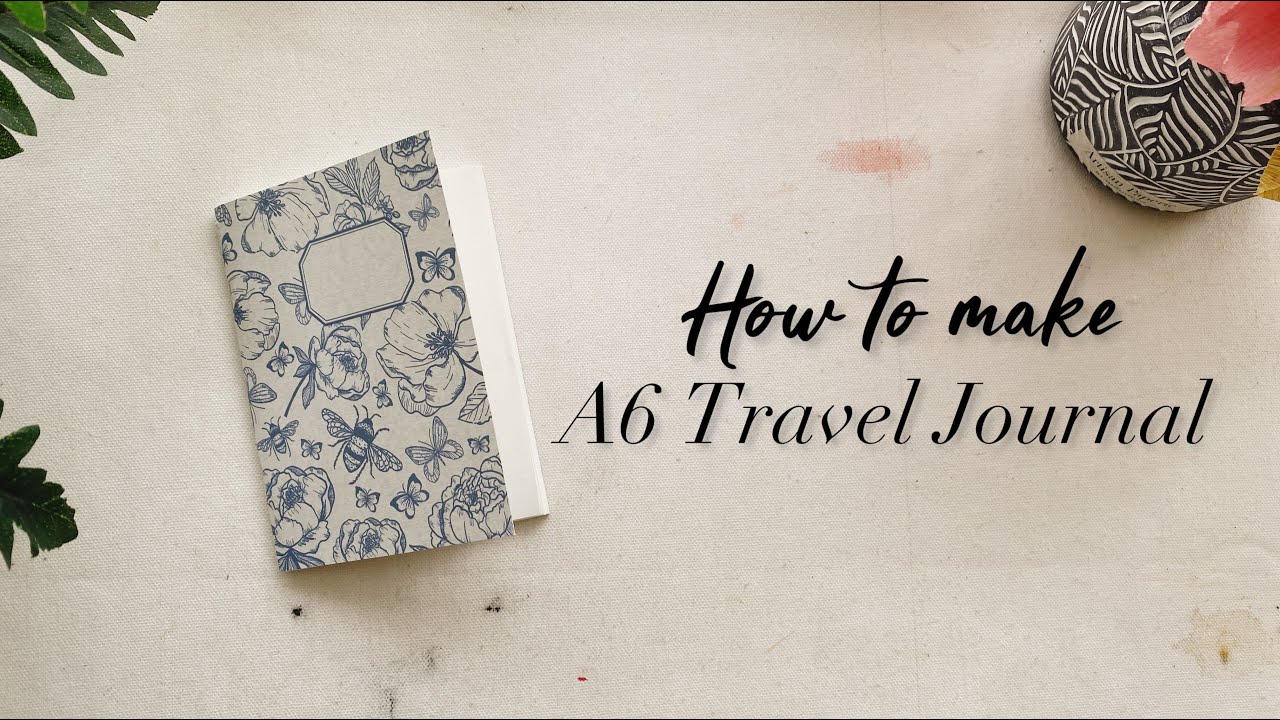 How To Make A6 Travel Journal | Using Tomoe River Paper