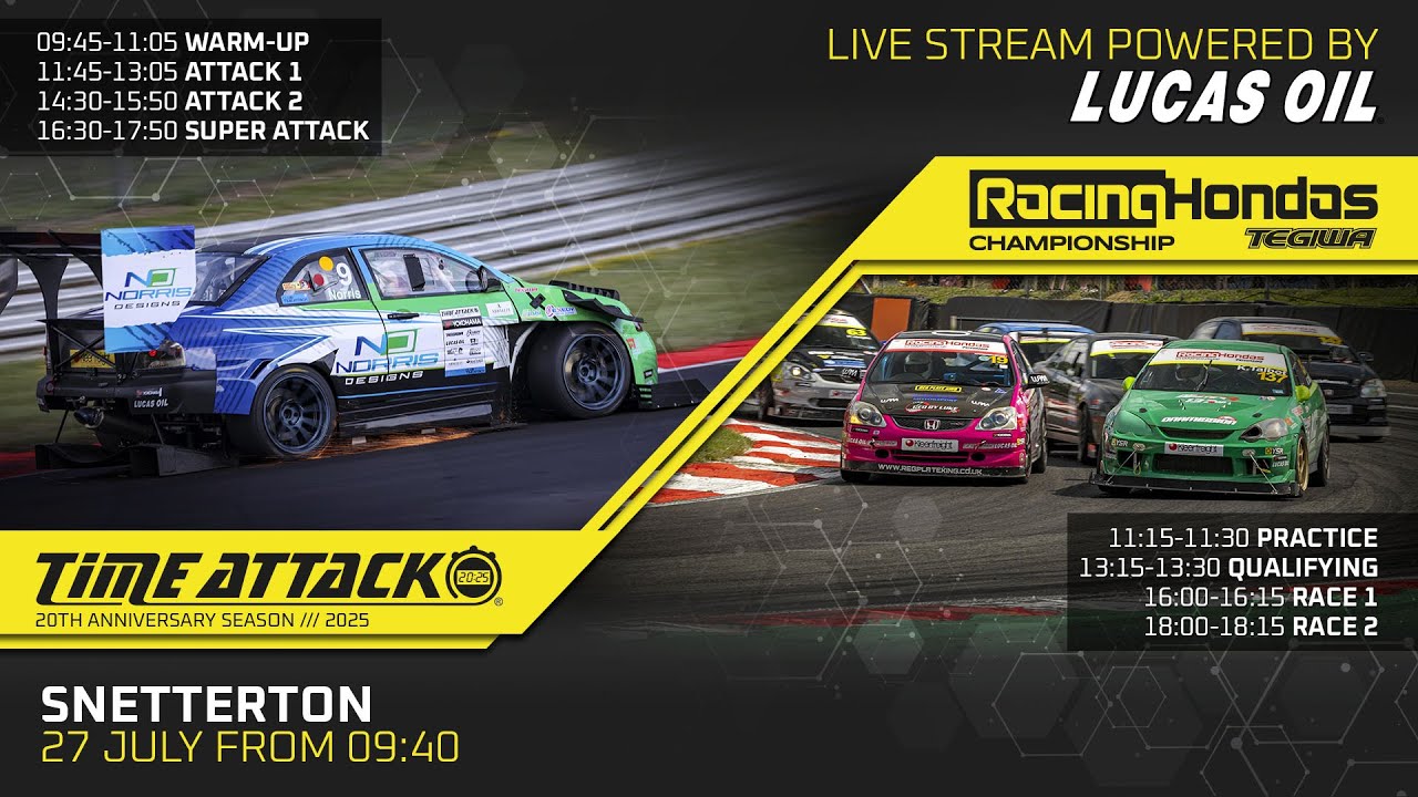 Time Attack and Racing Hondas Championships from Snetterton, Powered by Lucas Oil