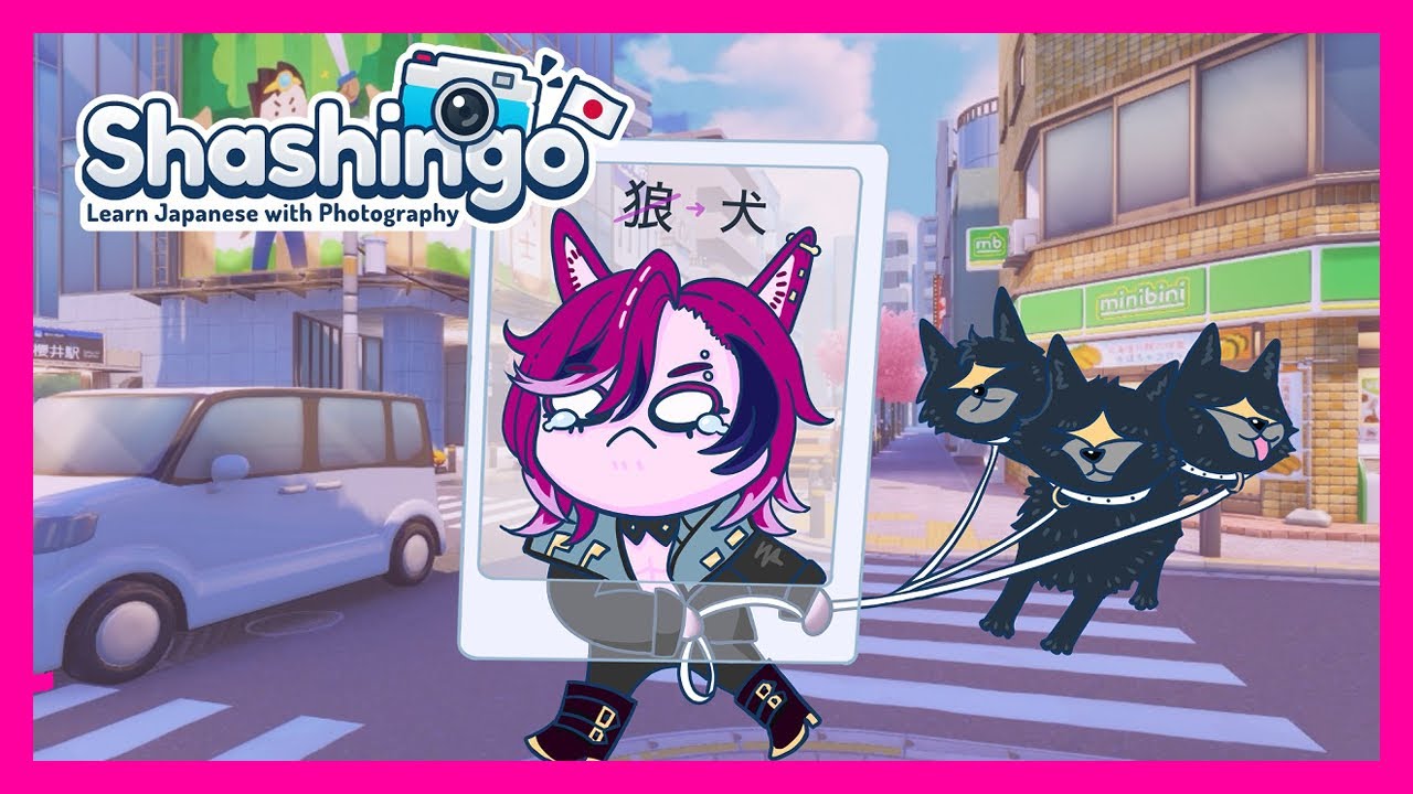 i learned how to use a camera. (🐺🚪📸) [Shashingo: Learn Japanese]【NIJISANJI EN | Doppio Dropscythe】