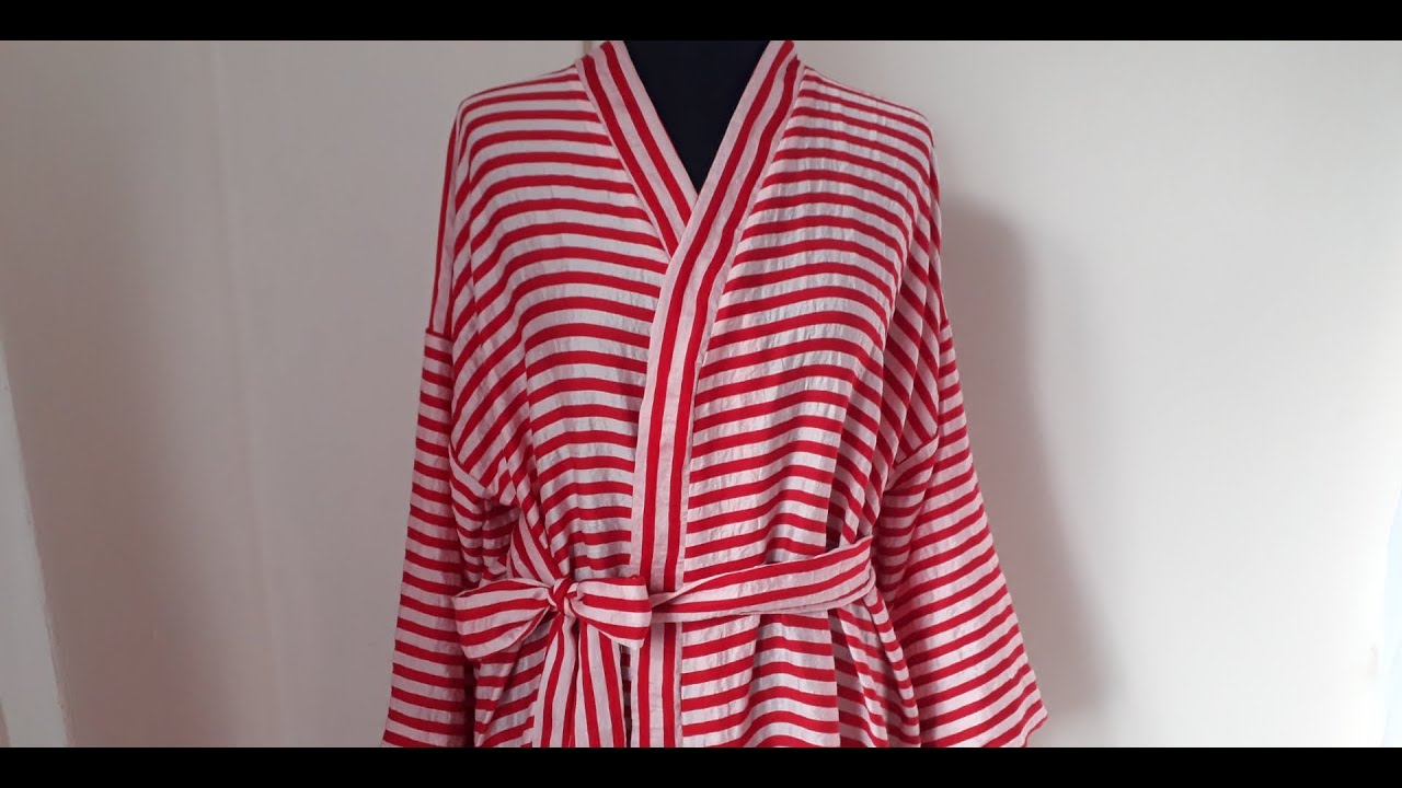 Part1 38-46 Bedene Uygun Kimono Kesimi/Kolay Kimono#sewing#stitch#pratikkimono
