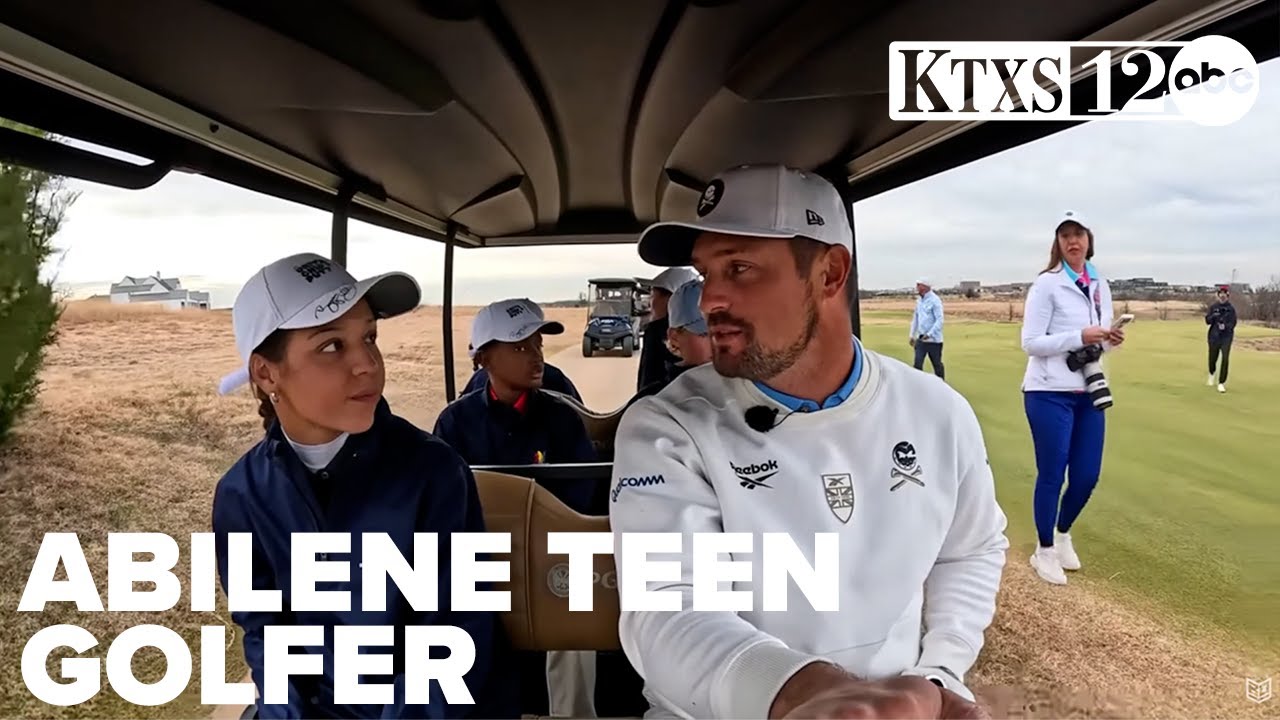 Abilene teen golfer Aspen Clawson tees it up with 2-time U.S. Open champ Bryson DeChambeau