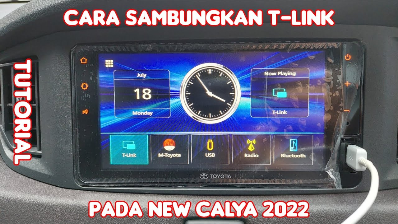 Tampilan Android Tampil Di Head Unit |Sambung T-link Pada New Calya 2022 |Toyota Medan 085362072000