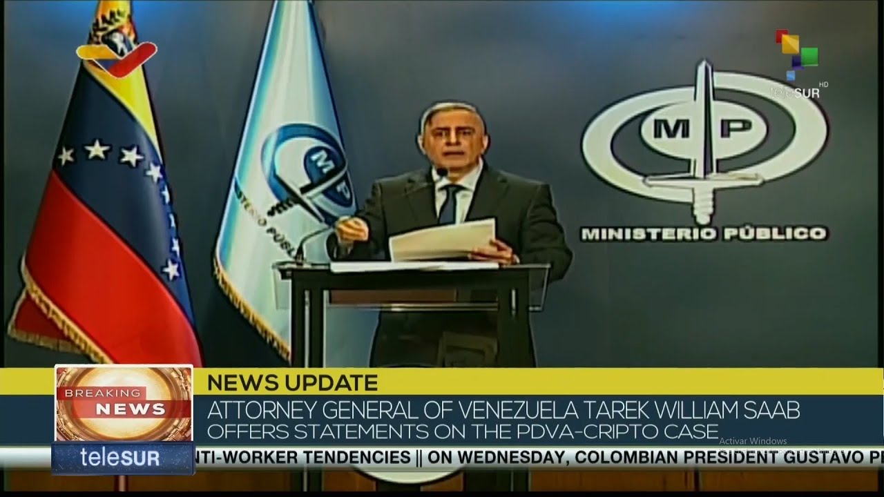 Venezuelan Attorney General offered new details of the so-called PDVSA-Crypto scheme