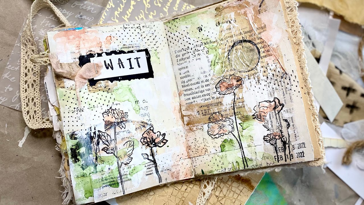 Art Journal With Me Using Clear Stamps