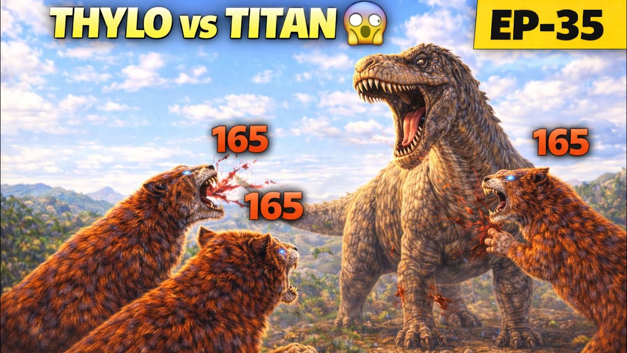 Thylacoleo Army vs Titanosaur 😱🦖 | Who Wins? | ARK Survival Evolved Hindi | EP 35