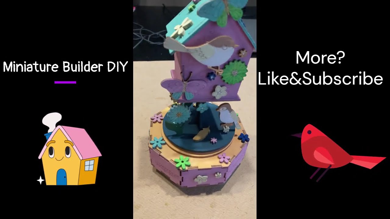 Miniature Builder DIY - The Birdhouse
