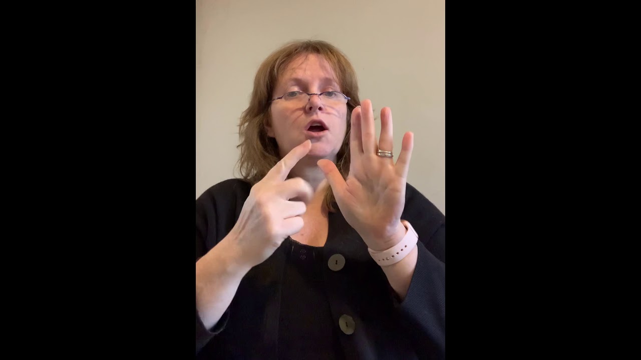 BSL vocabulary: months