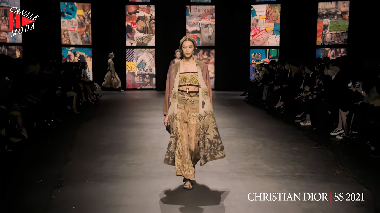 CHRISTIAN DIOR Spring Summer 2021 Paris 4K - Canale Moda