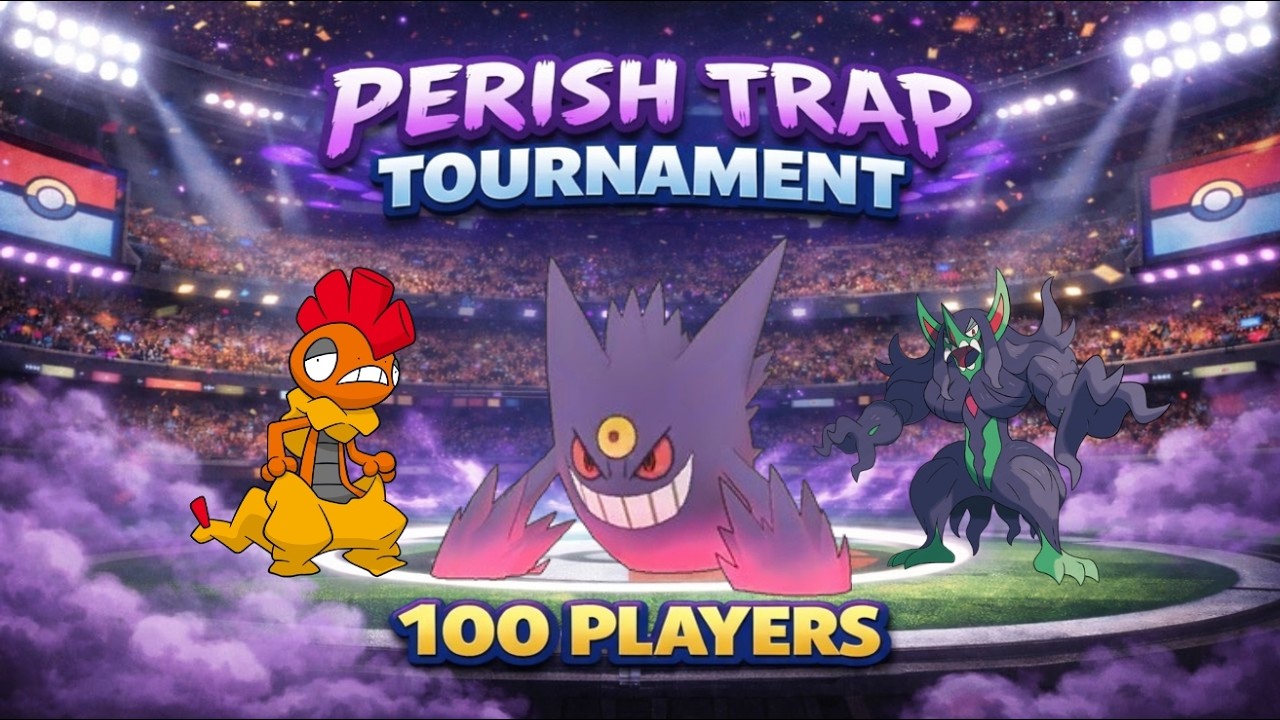 I ENTERED A 100 PLAYER TOURNAMENT WITH PERISH TRAP ON THE EARLY POKEMON CHAMPIONS