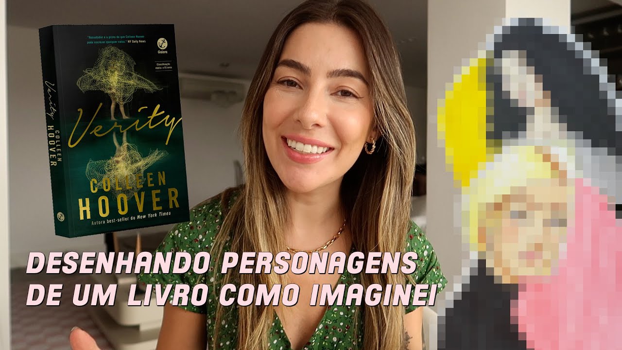 desenhei personagens de um livro como eu imaginei! #3 (Verity)