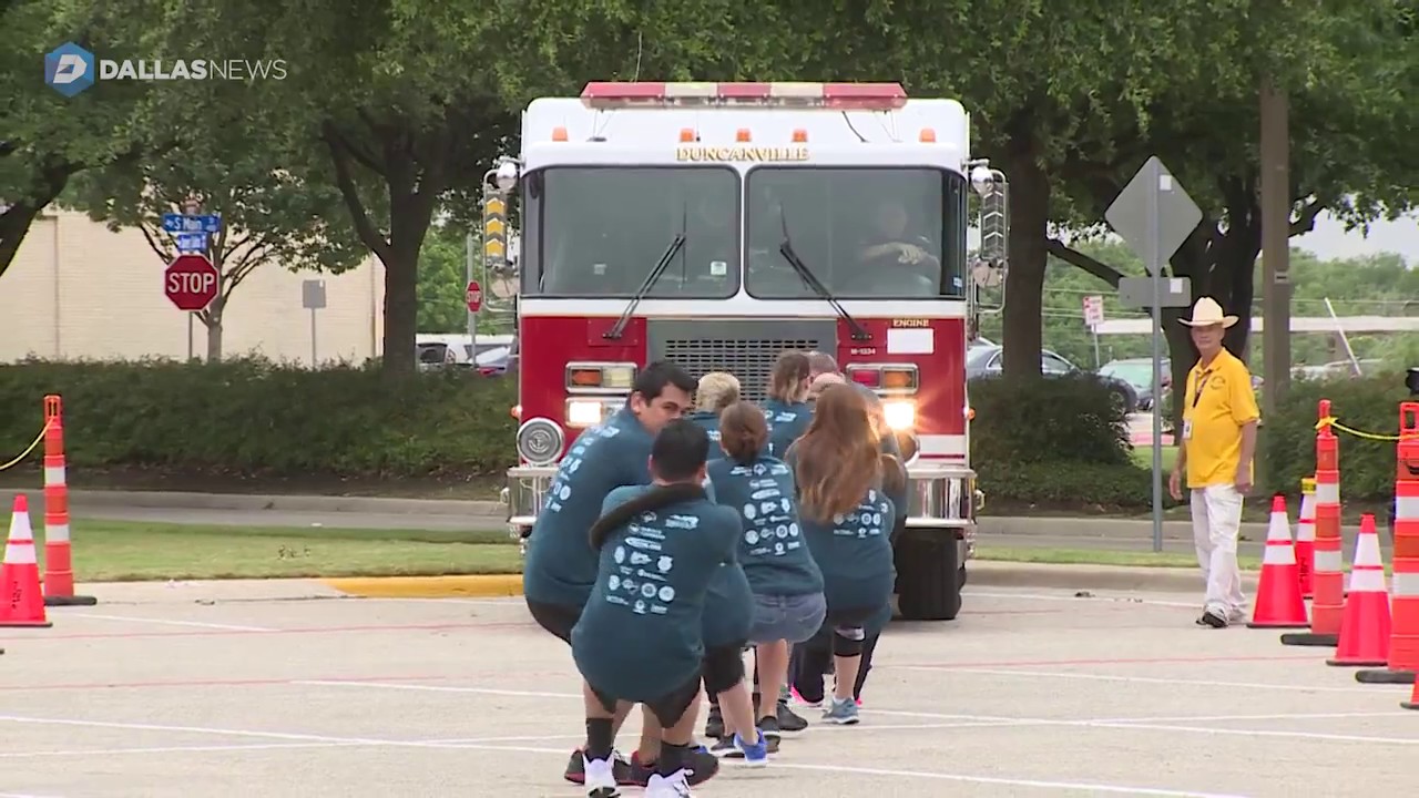 Annual Fire Truck Pull in Duncanville