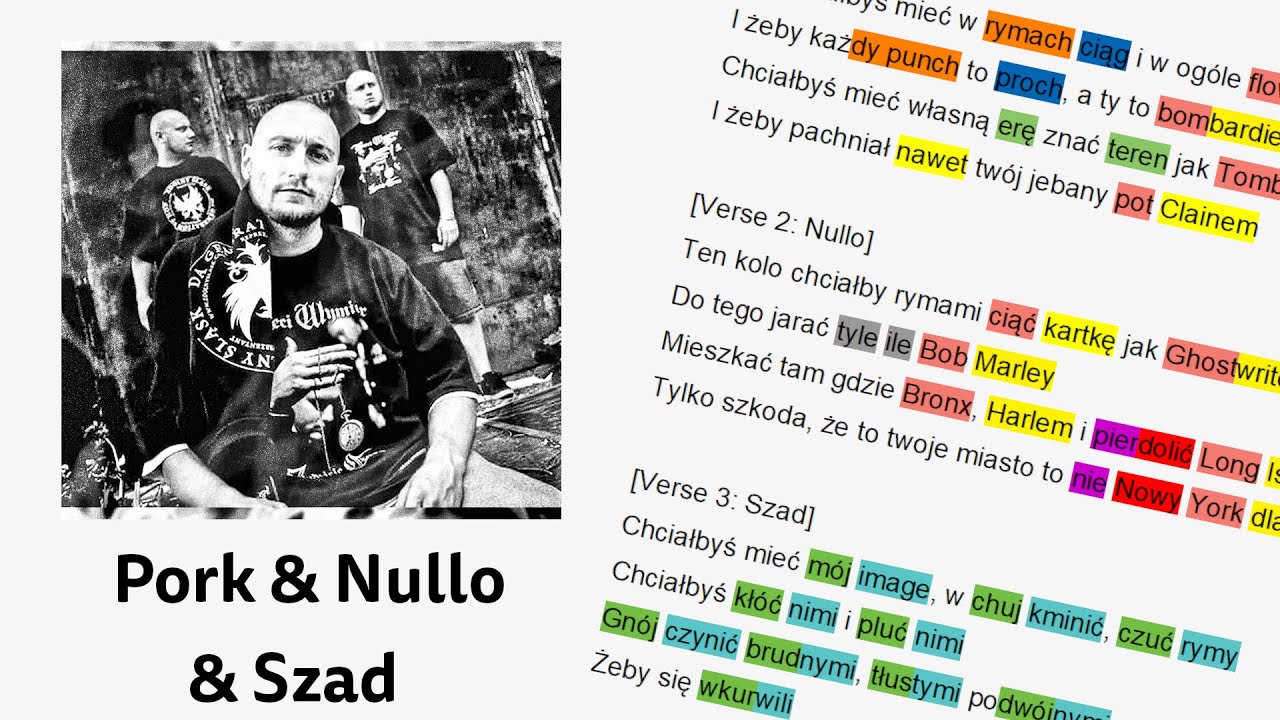 Pork & Nullo & Szad (Trzeci Wymiar) - Chciałbyś | Rym za rymem