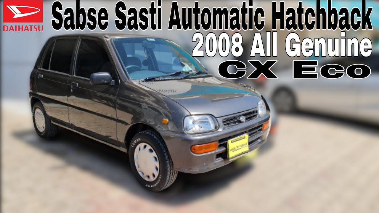 Daihatsu Cuore ( Mira ) CX ECO Matic 2008 | Detail review | 850CC Automatic | Best Hatchback Car
