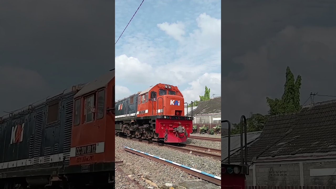 KA Matarmaja persiapan berhenti di stasiun Sragen #keretaapi #stasiunsragen #kamatarmaja