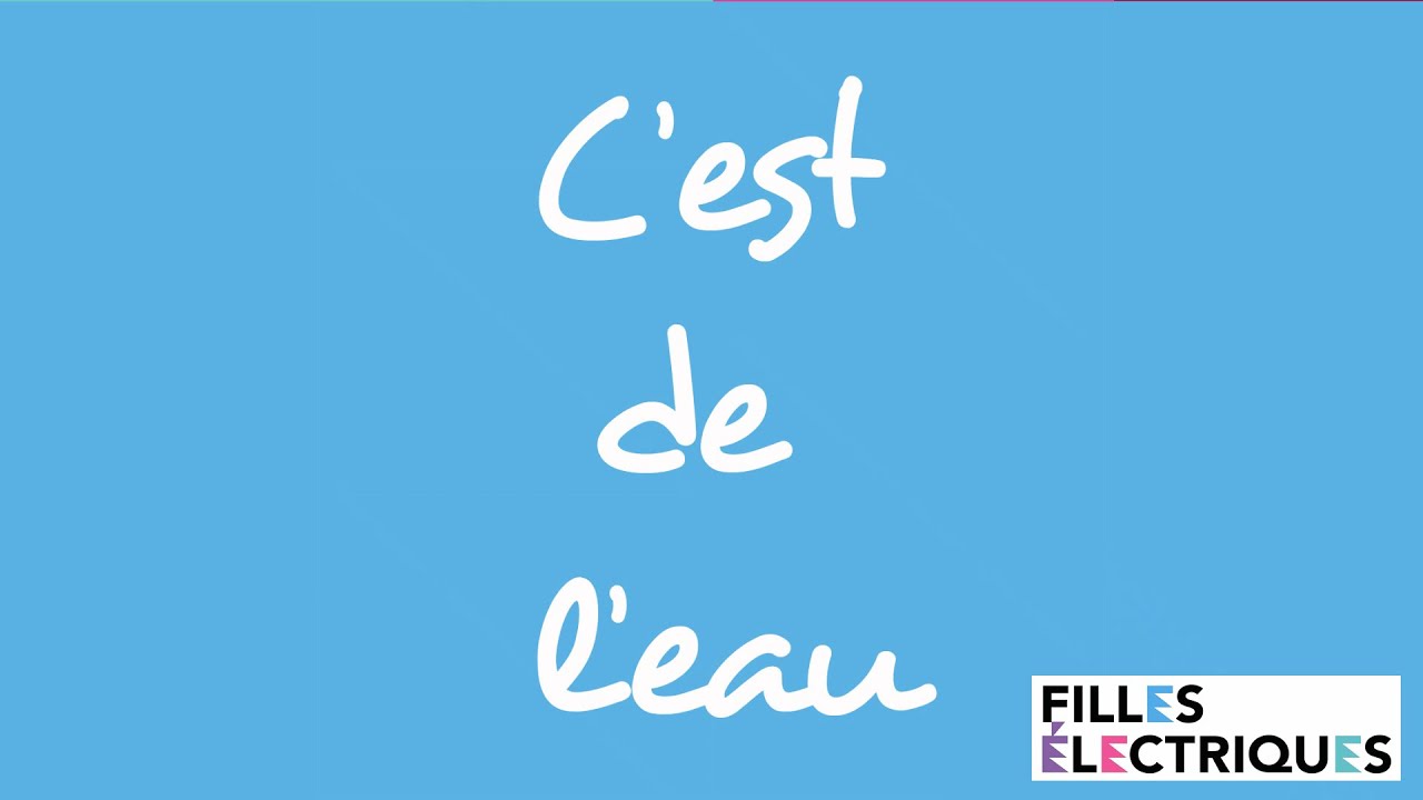 C'EST DE L'EAU -  Filles &Eacute;lectriques - Session acoustique