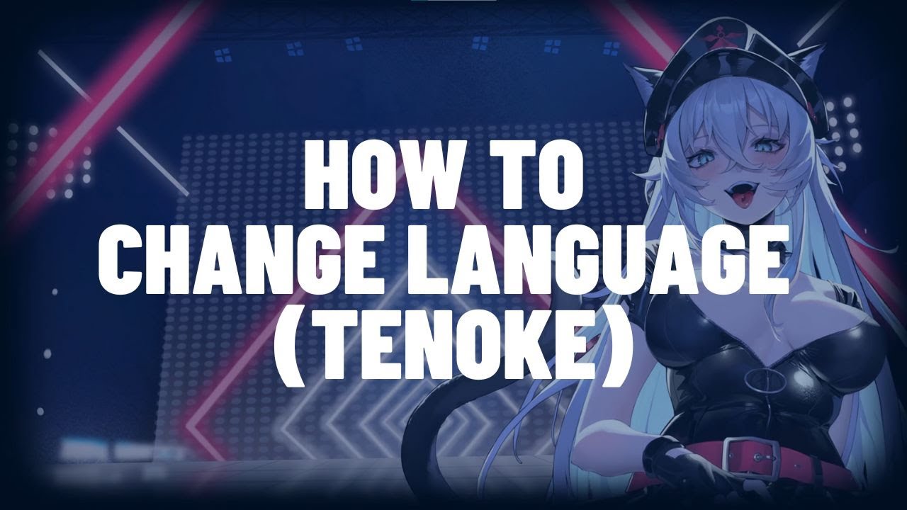 How to change language - Tenoke