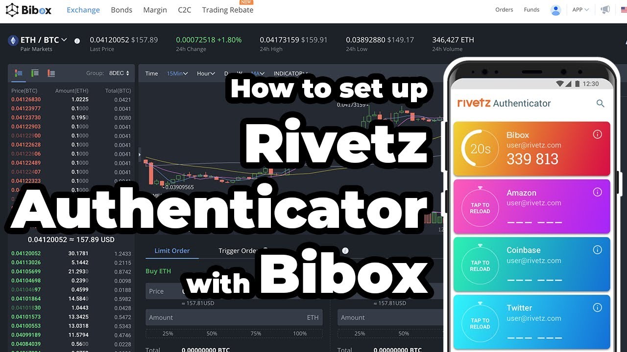 How to set up Rivetz Authenticator with Bibox