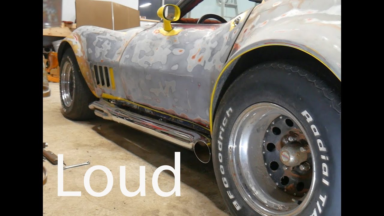 How to Install Side Pipes on a 1968 Corvette Big Block! (Hooker Headers) and SOUND TEST!