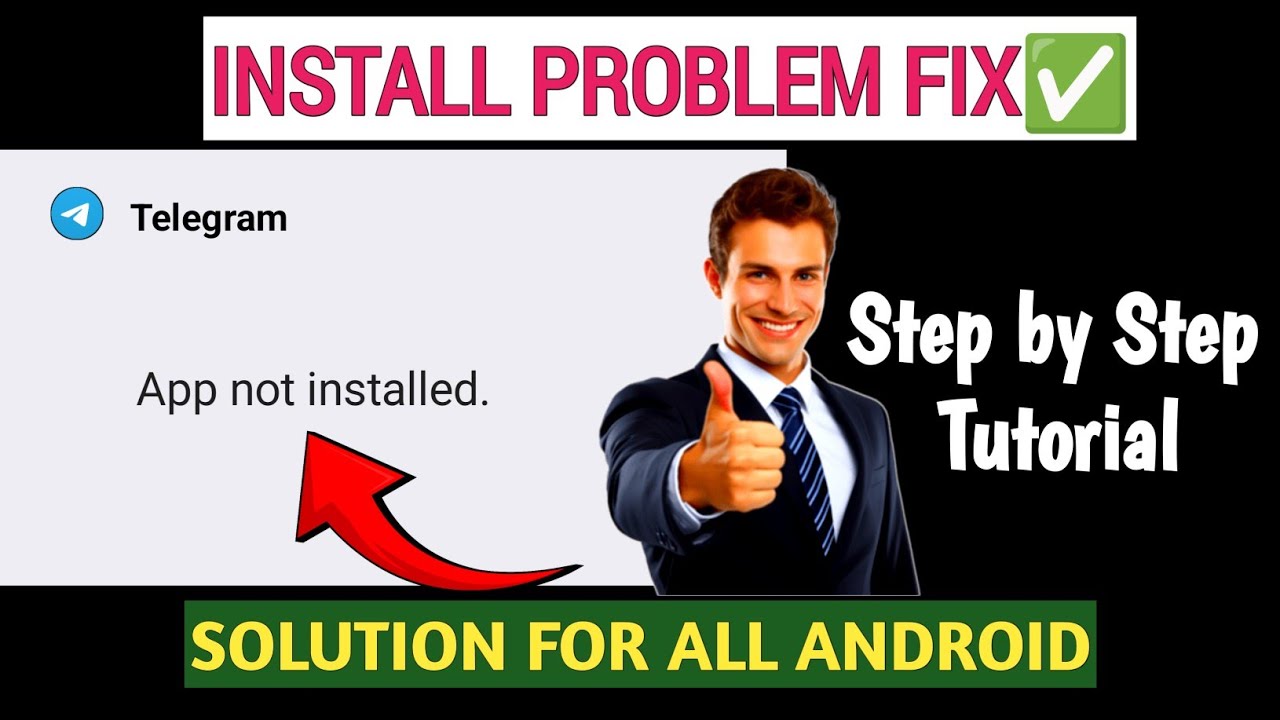 Telegram App Not Installed Problem Fix | Simple Settings to fix App Not Installed Telegram solution