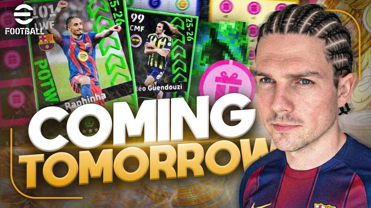 NEW THURSDAY UPDATE! Free Coins, POTW 101 Raphinha, Epic Predictions - eFootball 2026 Mobile Console