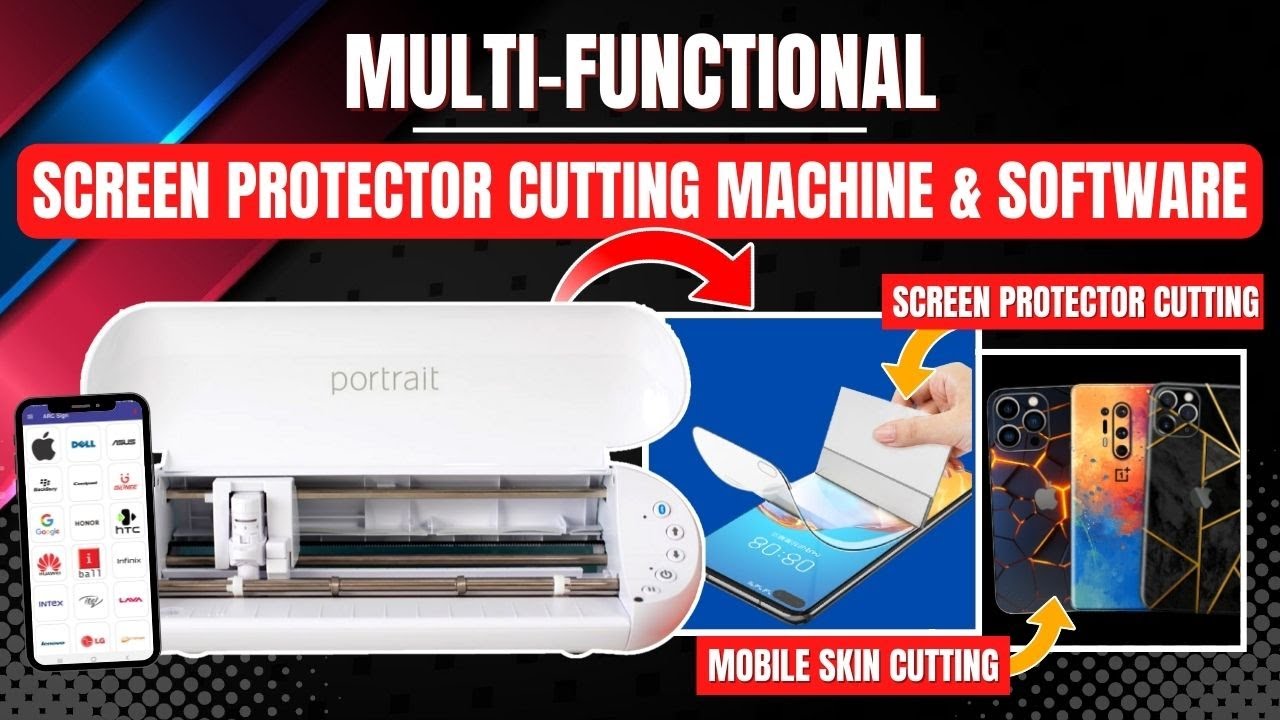 NO.1 Screen Protector Cutting Machine | Hydrogel Film Cutting Machine | Screen Guard Making Machine