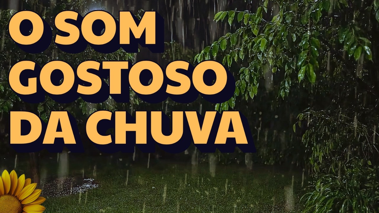 SOM da CHUVA ASMR com Gotejamento e TROVOADAS | RELAXAR | MEDITAR