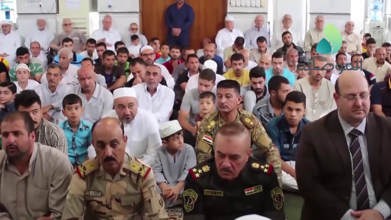 خطبة الجمعة الموحدة في جامع ذو النورين بأيسر الموصل تحت عنوان الارهابيون واستهدافهم للقوات الامنية و
