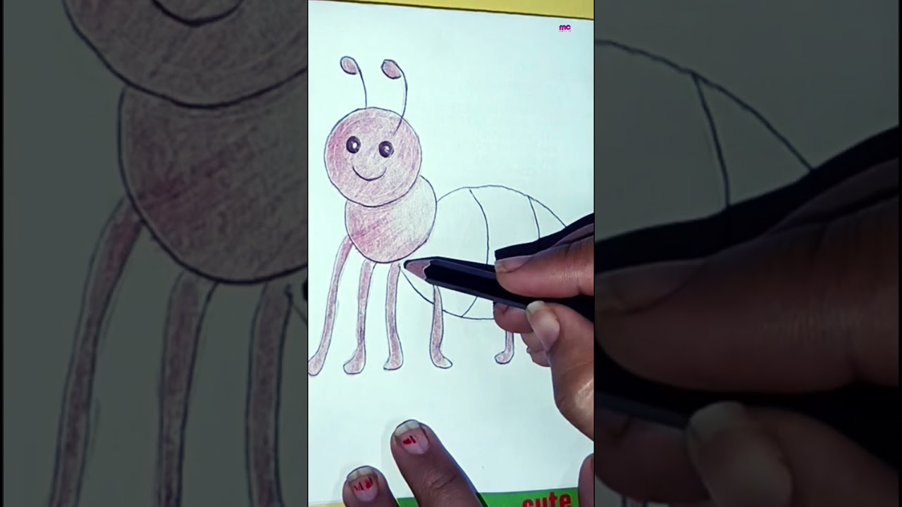 How to draw an ant 🐜