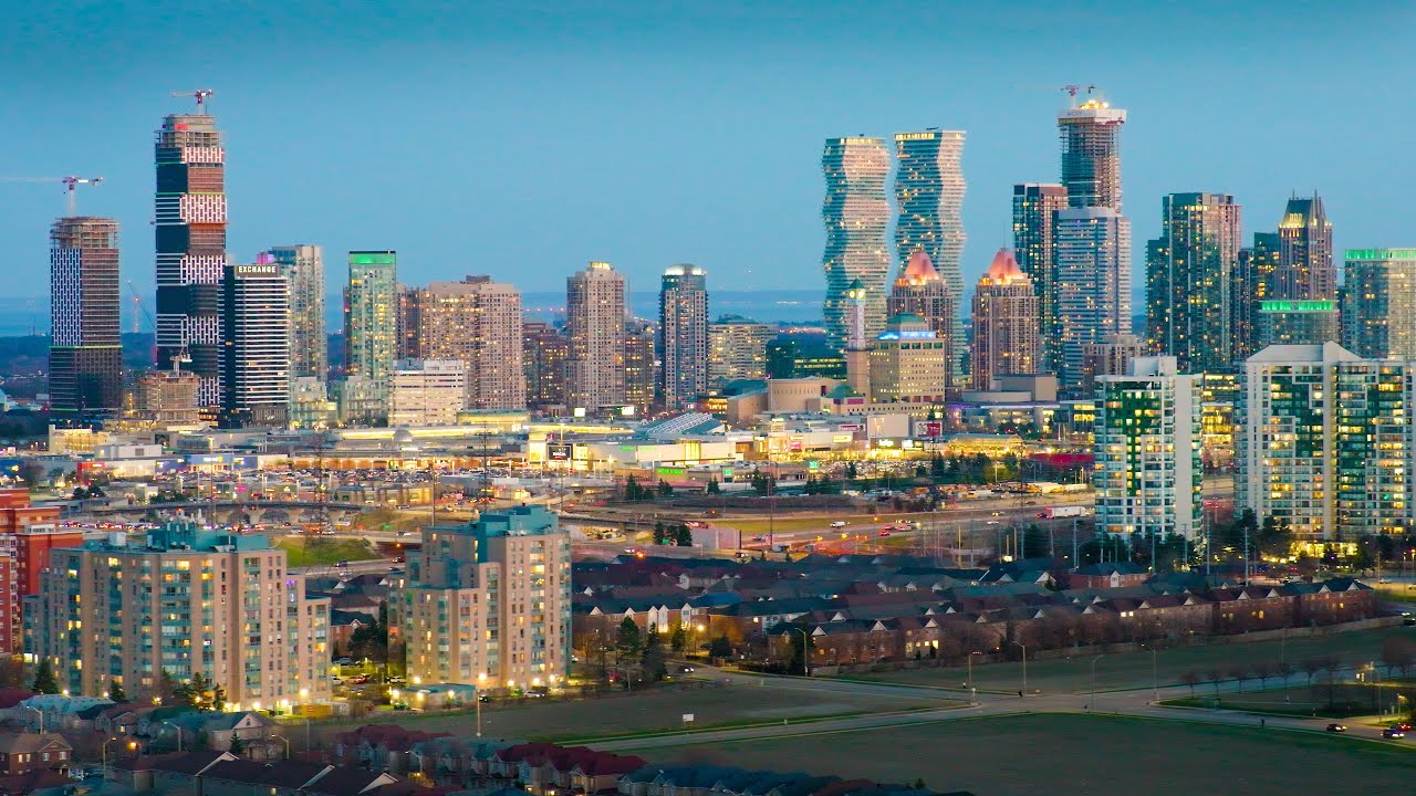 Mississauga's Skyline is starting to look INSANE! Filmed on DJI Inspire 3 Drone #aerialvideo