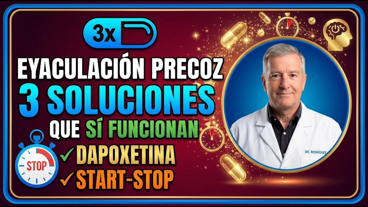 Eyaculación Precoz: 3 Tratamientos que SÍ Funcionan (Dapoxetina, Técnica Start-Stop, Anestésicos)