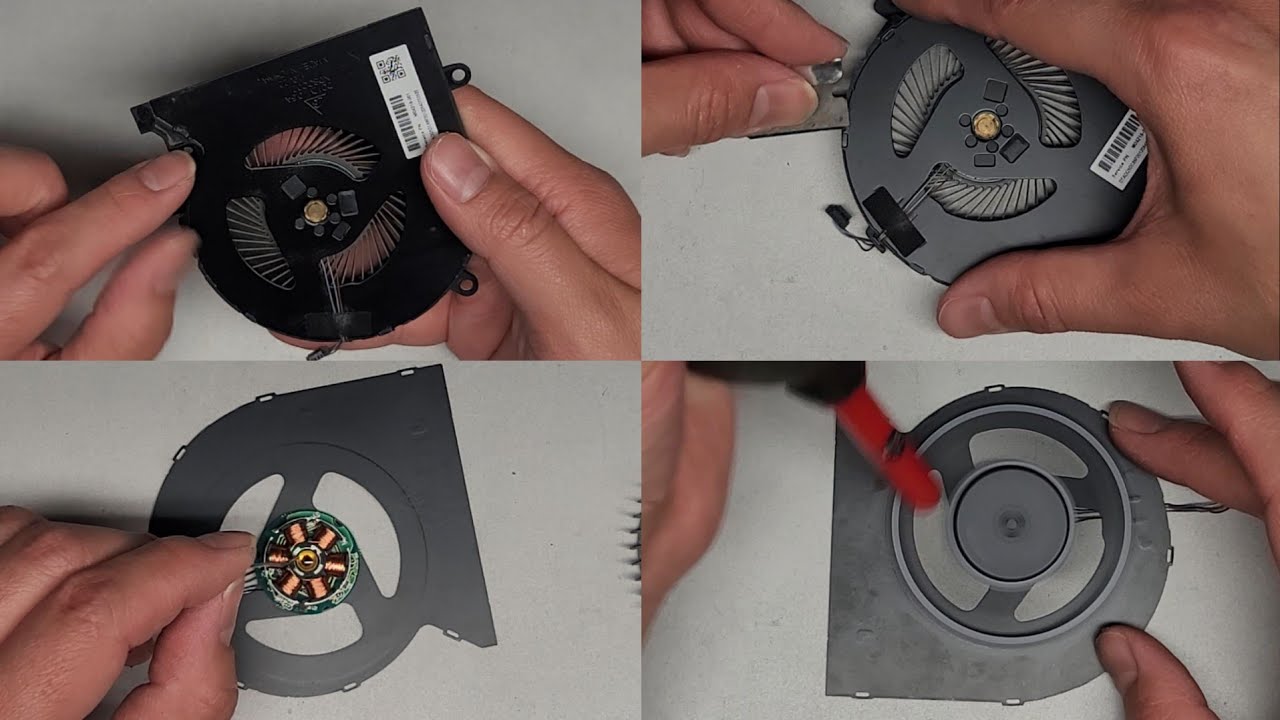 Laptop Computer PC Fan Not Spinning Not Turning Overheat Overheating Grease Lubricate Repair Fix