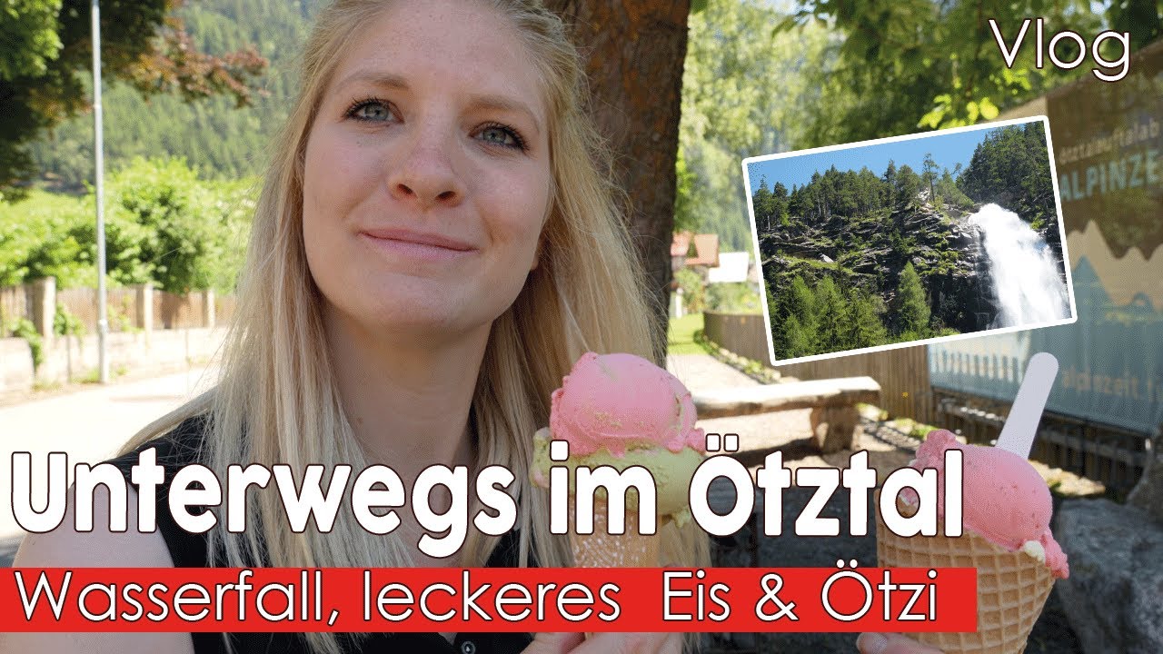 Ötztal in Österreich🏕 Ötzi Dorf, wandern & größter Wasserfall in Tirol ⛰ Stuibenfall 🌊Camping-Vlog