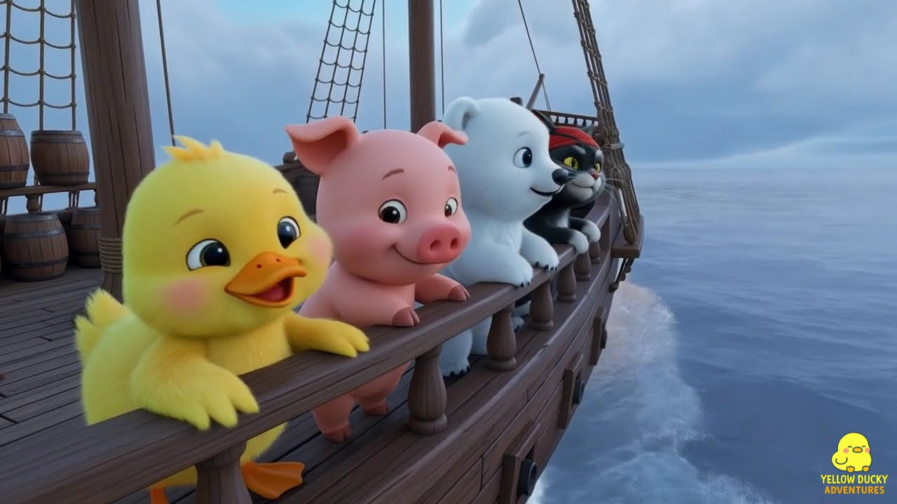 Yellow Ducky and The Lost Polar Bear | Ep 19 | Animal Adventure Cartoon For All Ages