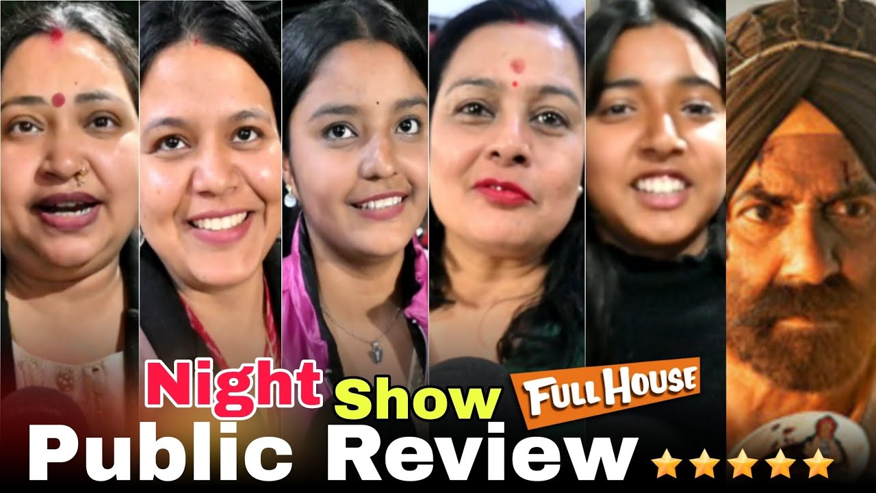 Border 2 Blockbusters Public Reactions | Sunny deol | ahan shetty | Pratibha Cinema | Night Show 