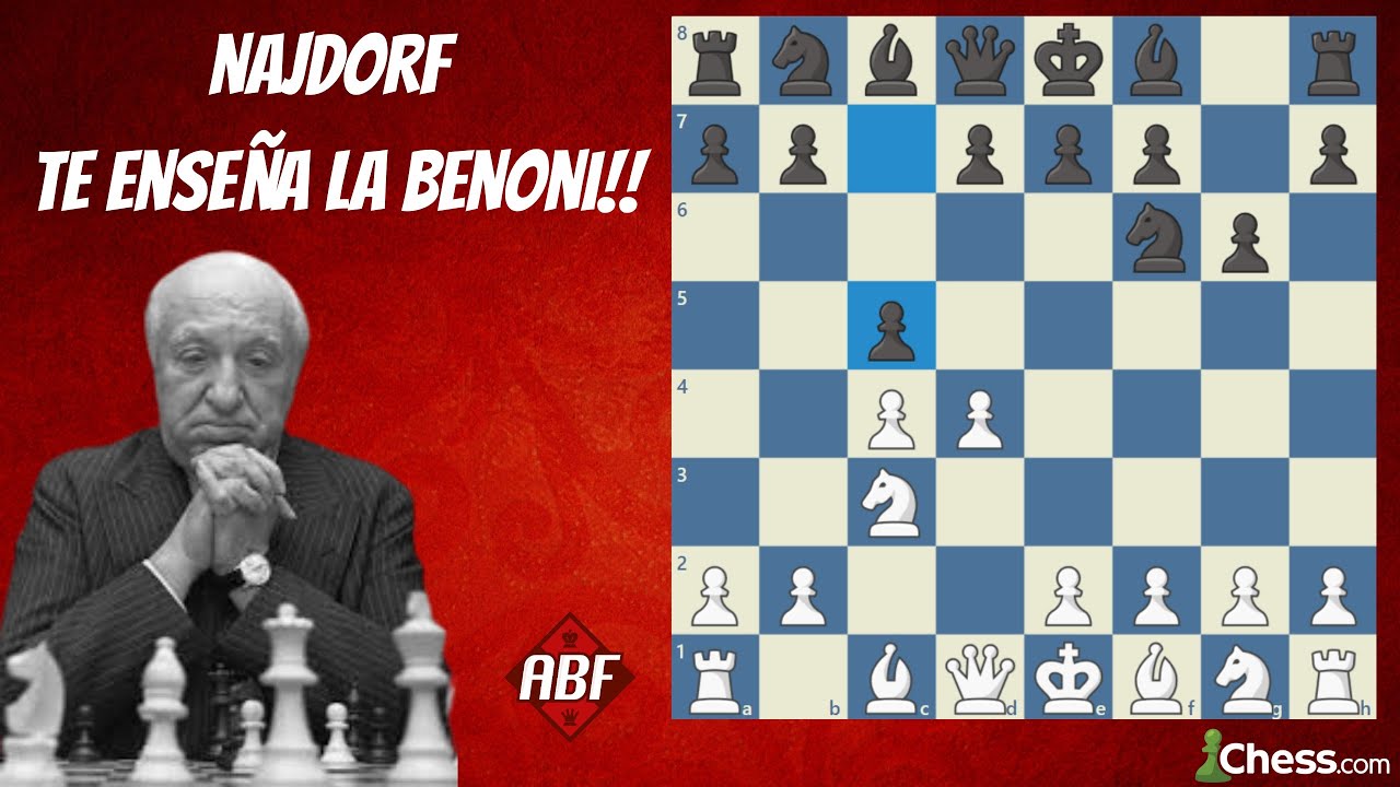 NAJDORF TE ENSEÑA LA BENONI!!